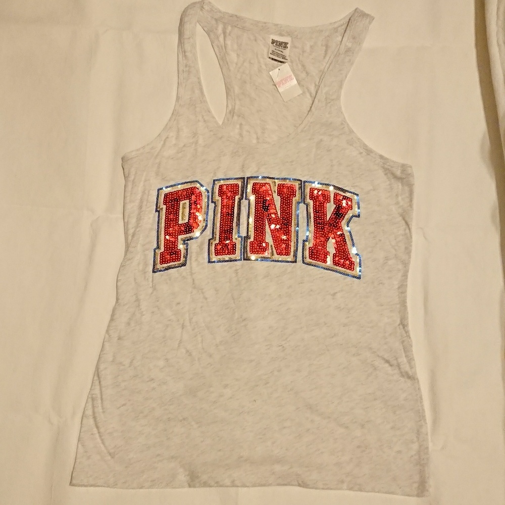 PINK VICTORIA'S SECRET TANK TOP